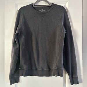 Mack Weldon Charcoal Crewneck Sweater for Men sz:small
